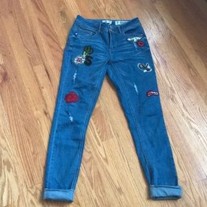 Kids Ripped Patch Jeans